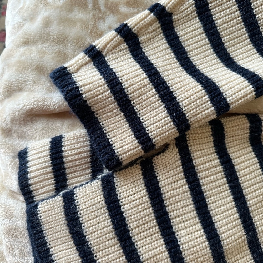 Pink Lily Cream Knit Sweater